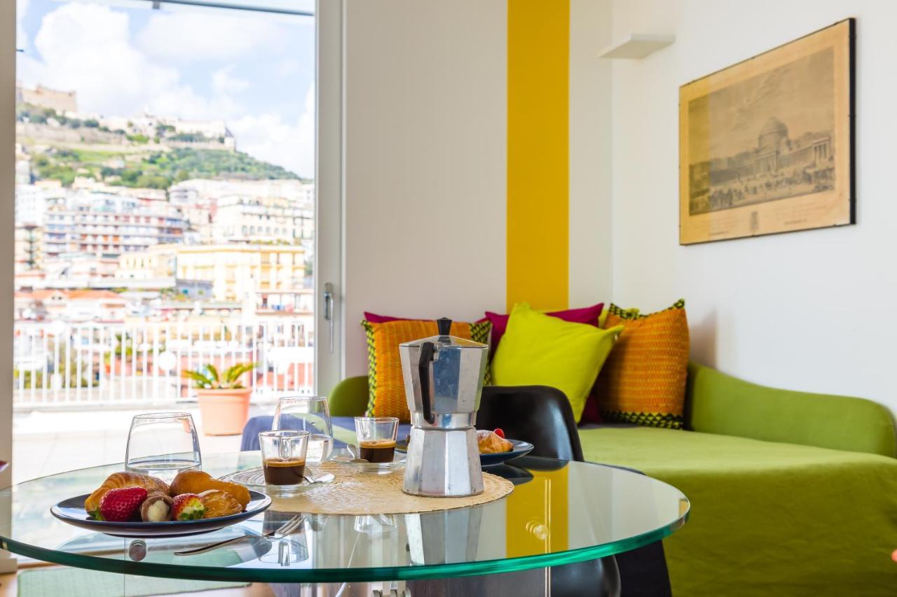 Ferienwohnung Seaview Terrace 360°& Elegant Loft Neapel Exterior foto