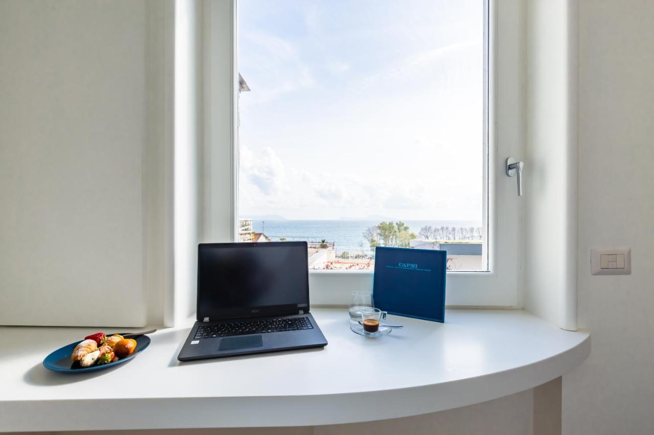 Ferienwohnung Seaview Terrace 360°& Elegant Loft Neapel Exterior foto