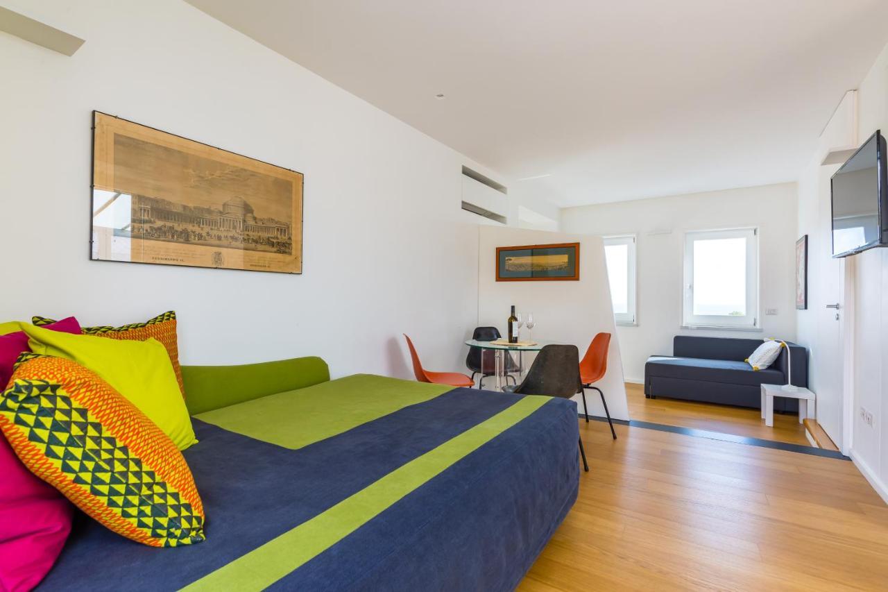 Ferienwohnung Seaview Terrace 360°& Elegant Loft Neapel Exterior foto