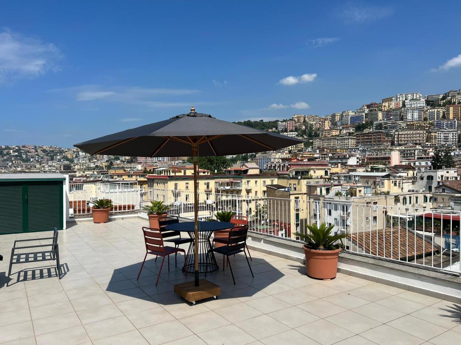 Ferienwohnung Seaview Terrace 360°& Elegant Loft Neapel Exterior foto
